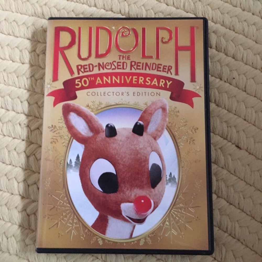 Rudolph The Red Nose Reindeer DVD.